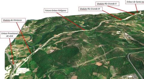 Recreaci�n virtual de la ampliaci�n de la autov�a de la Costa da Morte.