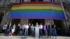 Acto institucional polo D�a do Orgullo LGTBQI