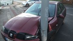 Las heladas provocan tres accidentes en Arteixo