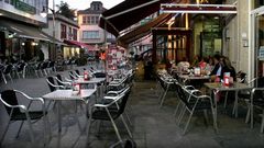 Las terrazas se han incrementado en el centro de Carballo.