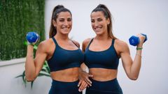 Esther y Gemma Pineda, conocidas como las gemelas Pin. 