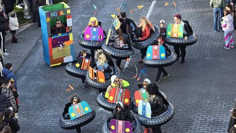 Imagen del desfile de carnaval del a�o pasado en As Pontes