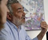 Jos� Antonio Dono durante la comparecencia ante los medios. 