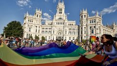 Multitudinario desfile del Orgullo en Madrid