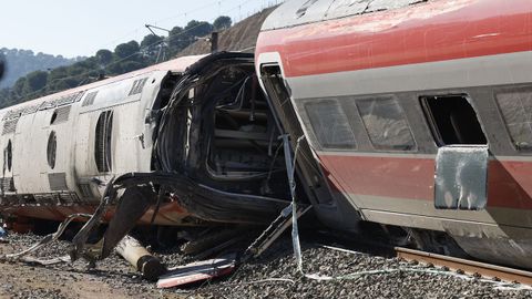 Vag�n del tren Iryo siniestrado en Adamuz