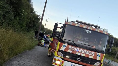 Herido un hombre en Nar�n tras impactar con un poste.