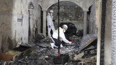 La vivienda de Las Gabias en la que se produjo el incendio.