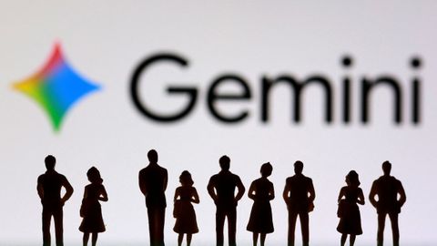 El logo de Gemini, en una foto de archivo