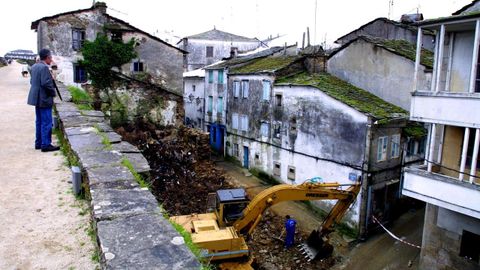 Imagen de A Tiner�a, en el 2001, en la zona de Porta Mi��