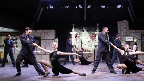 Actuación del grupo argentino de ballet