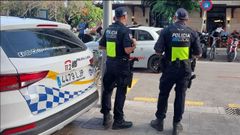Un veh�culo de la Polic�a Local de Palma