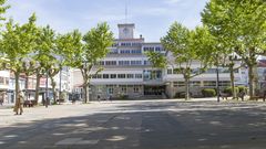 La plaza del Concello de Carballo