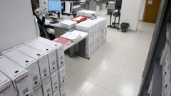 Los expedientes se acumulan en las oficinas judiciales por falta de espacio en los archivos