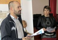 Basilio Otero y Mar L�pez-Leit�n, presidente y gerente del GALP.