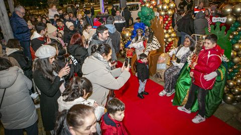 Los Reyes Magos en Porto do Son.