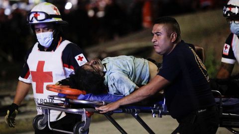 Derrumbe con v�ctimas en el metro de Ciudad de M�xico