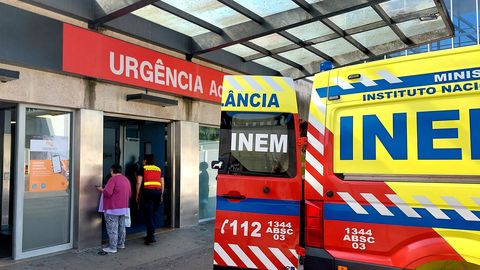 Servicio de urgencias en un centro sanitario de Portugal