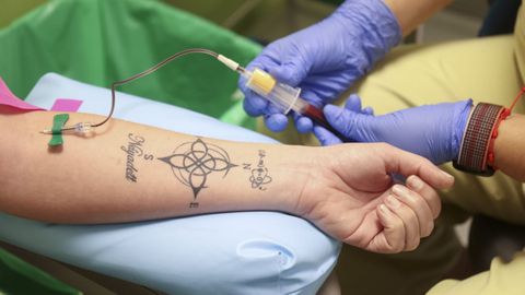 Imagen de archivo de una toma de muestras del proyecto