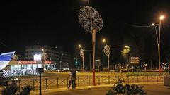 Desde septiembre ya hay luces navide�as instaladas en varias zonas de Vigo