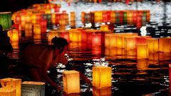 Homenaje a las vctimas de Hiroshima