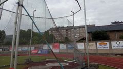 Las tormentas provocaron incendios y causaron da�os en la Ribeira Sacra y en el oriente ourensano