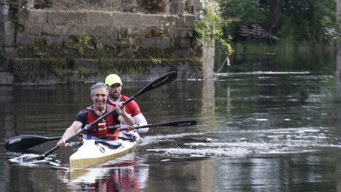 Paco Vázquez y Miguel Fernández fueron los primeros en cruzar la línea de meta en Lugo