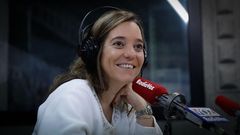 In�s Rey en Radio Voz. Imagen de archivo