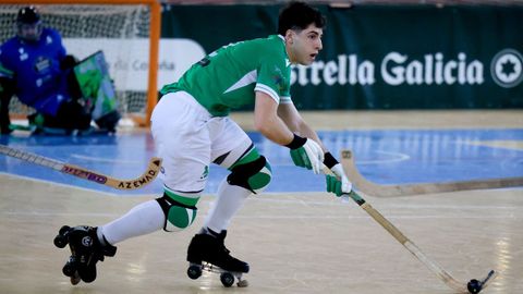Nil Cervera, durante un partido del Liceo de esta temporada.
