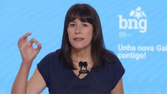 La portavoz nacional del BNG, Ana Pont�n.