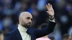 Claudio Gir�ldez, durante el partido entre Celta y Espanyol de este s�bado.