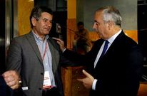 Santos H�ctor Rodr�guez y Pachi V�zquez, en el congreso provincial del 9 de junio.