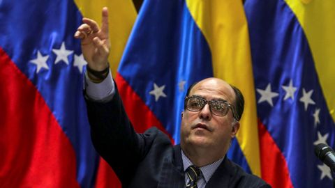 El presidente de la Asamblea Nacional de Venezuela, Julio Borges
