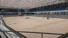 Obras en el pabell�n de deportes de Pontevedra 