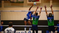 Imagen del partido de la primera vuelta entre el Rotogal Boiro y el Fen�e Energ�a Palma.