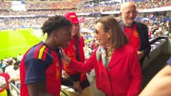Captura de pantalla del directo de Speed, donde se le ve en compa��a de Ana Bot�n y Juan Roig