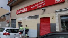 Imagen del supermercado en el que se produjo el robo de esta pasada madrugada.