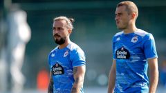 H�ctor Hern�ndez y �lex Berganti�os son dos de las voces con m�s peso en el vestuario del Deportivo