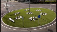 As� se ve desde arriba la glorieta construida para eliminar el cruce de B�veda