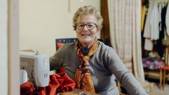 Julia Feij�o, vecina de Celanova y costurera durante toda su vida
