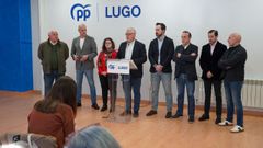 Los populares de Guitiriz, acompa�ados de otros cargos provinciales del partido, informaron en febrero de la presentaci�n de la denuncia