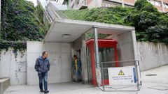 Imagen de archivo del ascensor durante un periodo de aver�as