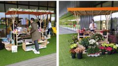 Los empleados de Pull & Bear celebraron el D�a del LIbro con obras de Cant�n 4 y flores de La tienda de Emma