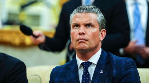 El secretario de Estado estadounidense Pete Hegseth