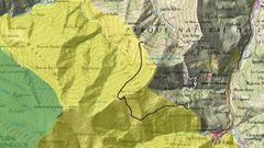 Recorrido de la carrera de monta�a Puerta de Somiedo a trav�s de un cantadero de urogallos.Recorrido de la carrera de monta�a Puerta de Somiedo a trav�s de un cantadero de urogallos
