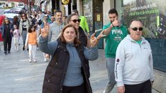 Salida de la andaina solidaria organizada por Barbantea