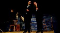 El grupo de teatro Aforo de Vigo en una edici�n pasada de Domingos a escena