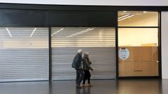 El local que ocupaba Merkal, en una imagen tomada el pasado martes