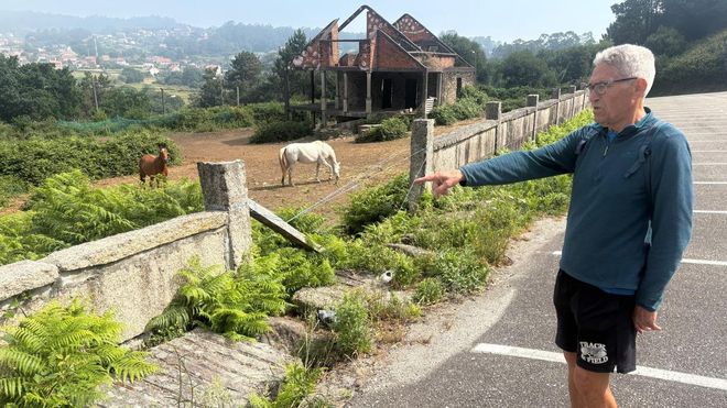 Ram�n Arines, propietario al que el Tribunal Supremo ha dado la raz�n por la titularidad de su finca, disputada por la Mancomunidad de Montes de Cabral