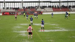 Imaxe do estado do Salvador Otero o pasado s�bado pouco antes da suspensi�n do C�ltiga-CD Estradense