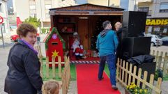 La casa de Pap� Noel estar� instalada de nuevo en la praza do Concello.